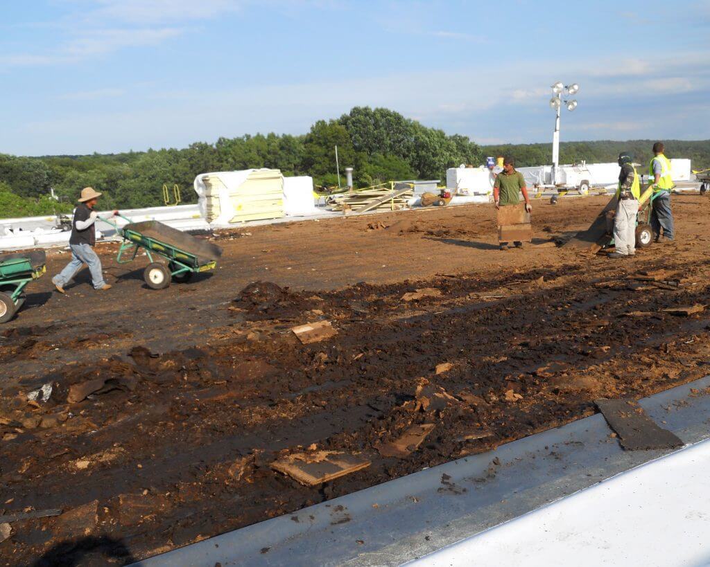 Chaffee Roofing Roof Removal and Disposal