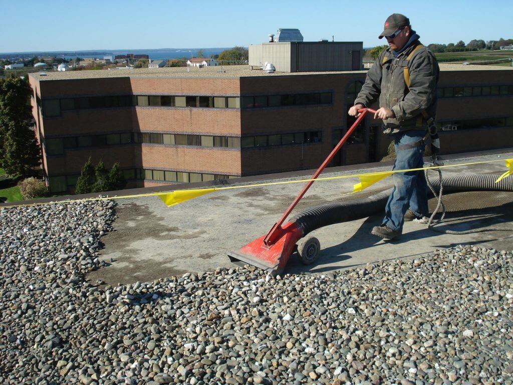 Chaffee Roofing Roof Ballast Removal